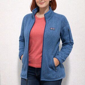 Patagonia Blue Full Zip Better Sweater Jacket Women’s Lightweight Cozy